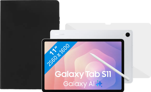 Samsung Galaxy Tab S11 11 inch 128GB Wifi Zilver + Beschermpakket