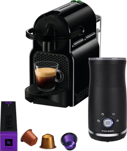 De'Longhi Nespresso Inissia EN80.B + Pierre Melkopschuimer