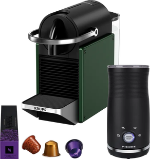 Krups Nespresso Pixie XN3063 + Pierre Melkopschuimer