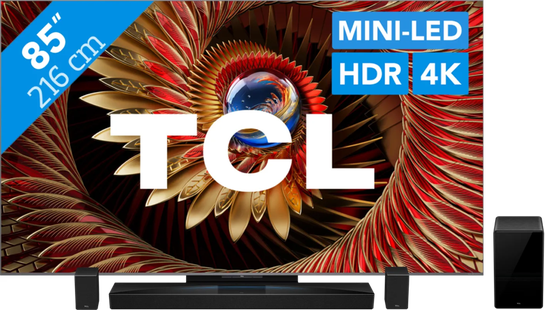 TCL 85 QD Mini-led C81K 4K (2025) + TCL Q85H PRO