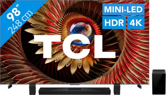TCL 98 QD Mini-led C81K 4K (2025) + TCL Q85H PRO