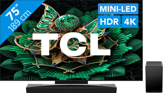 TCL 75 QD Mini-led C71K 4K (2025) + TCL Q75H
