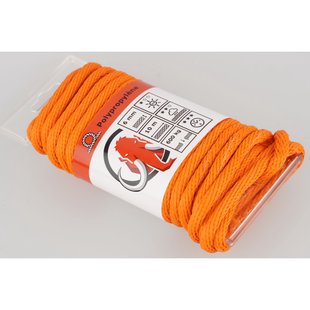 Mamutec Touw Paraloc Polypropyleen Gedraaid Oranje 6mm 10m