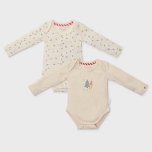 Little dutch 2-pack romper kerst
