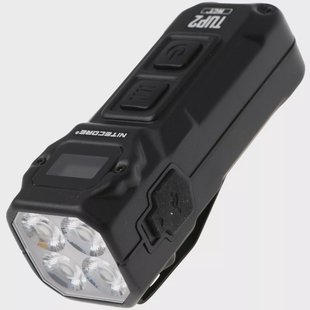 Nitecore TUP2 Classic Black, oplaadbare sleutelhangerzaklamp, 1200 lumen