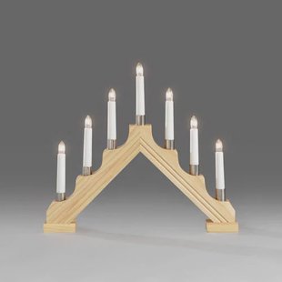 Konstsmide kerstkandelaar - 7 lampjes