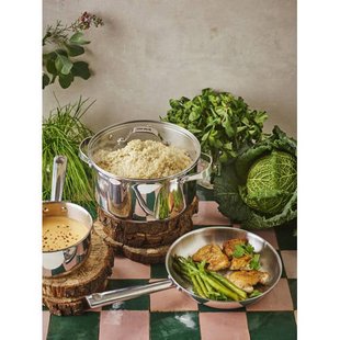 Beka Sauteerpan / Hapjespan Cicla – Ø 28 cm – Gerecycled RVS – PFAS-vrij – met glasdeksel