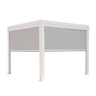 sweeek - Pergola met lamellendak, 2 luifels