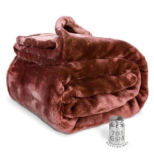 Unique Living - Plaid Silke - 150x200cm - Oranje