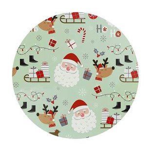 Unique Living - Placemat Present - Ø38cm - Groen