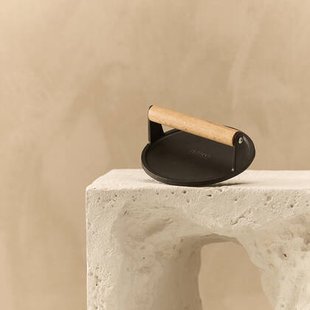 Byron gietijzeren hamburgerpers - 18 CM