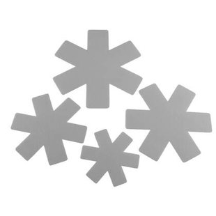 Hunter pannenbeschermers - set 4 stuks - grijs