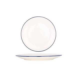 Bonna Dinerbord - Linea Blue - Porselein - 27 cm - set van 6