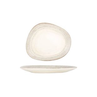 Bonna Gebaksbord - Galata - Porselein - 24 cm - set van 6