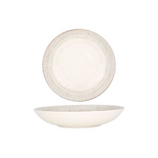 Bonna Diep bord - Galata - Porselein - 23 cm (1000cc) - set van 6