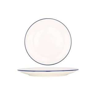 Bonna Dinerbord - Linea Blue - Porselein - 30 cm - set van 6