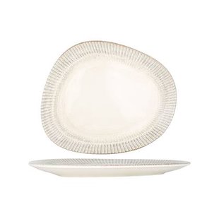 Bonna Dinerbord - Galata - Porselein - 33 cm - set van 6