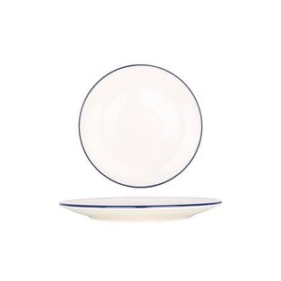 Bonna Dinerbord - Linea Blue - Porselein - 25 cm - set van 6