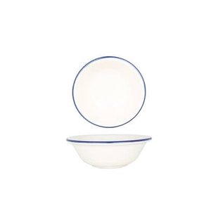 Bonna Kommetje - Linea Blue - Porselein - 16 cm (400cc) - set van 6