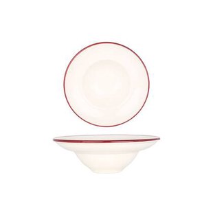 Bonna Kommetje - Linea Burgundy - Porselein - 23 cm - set van 2