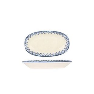 Bonna Serveerschaal - Esnaf - Porselein - 19x11 cm - set van 4