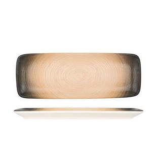 ID Fine Serveerschaal - Canyon - Porselein - 34x16 cm - set van 2