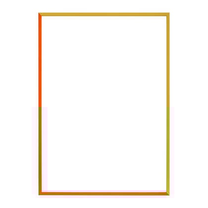 Paper Collective Frame Lijst 30 x 40 cm - Yellow / Orange
