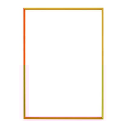 Paper Collective Frame Lijst 50 x 70 cm - Yellow / Orange