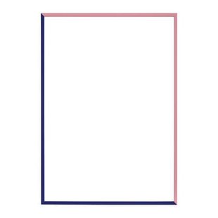 Paper Collective Frame Lijst 50 x 70 cm - Pink / Blue
