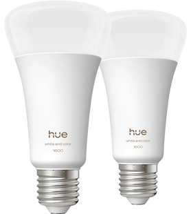 Philips Hue A67 White and Color 1600lm E27 Duo Pack