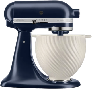 KitchenAid Artisan Mixer 5KSM125EIB Blauw + Design Mengkom Wit