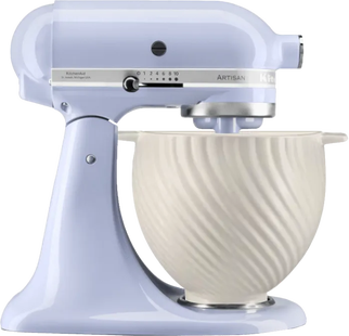 KitchenAid Artisan Mixer 5KSM125ELR Paars + Design Mengkom Wit