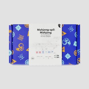 Mahjongspel voor vier spelers