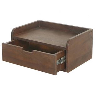 Giga Meubel - Nachtkastje Zwevend Boris Donkerbruin