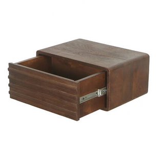 Giga Meubel - Nachtkastje Zwevend Keanu Donkerbruin