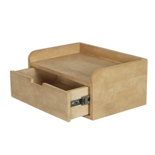 Giga Meubel - Nachtkastje Zwevend - Naturel Hout - 45x30x20cm - Boris