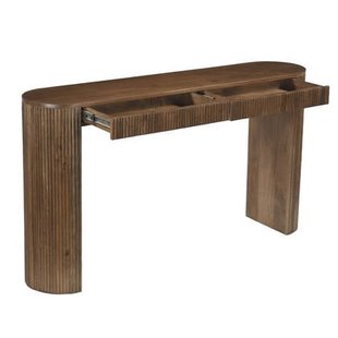 DÉJA Living - Sidetable Donkerbruin Hout - 120cm - Lucena