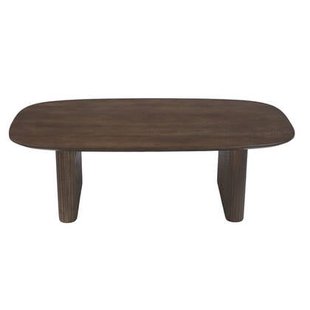 Giga Meubel - Salontafel Juro Donkerbruin Deens Ovaal 120cm