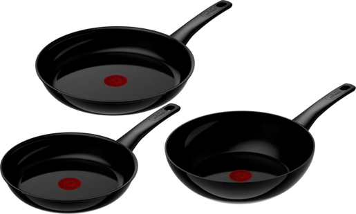 Tefal Renew On Keramische koekenpannenset 24 + 28 cm + Wokpan 28 cm