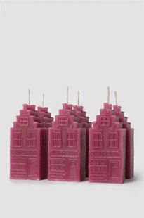 Paarse snoepwinkel kaars