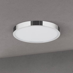 ORION LED plafondlamp Disc, chroomkleurig, Ø 24 cm, CCT, metaal