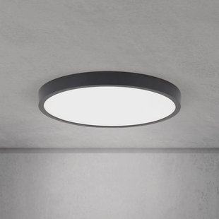 ORION LED plafondlamp Disc, zwart Ø 28 cm, CCT metaal/kunststof