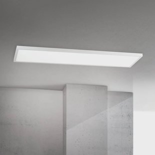 ORION LED plafondlamp Disc, wit, lengte 115 cm, CCT, metaal