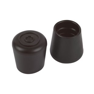 Fix-o-moll Anti-slip Pootdoppen Zwart 18mm 4 St