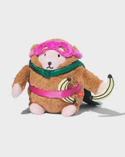 HEMA Superheld knuffel aap 18x25x8cm