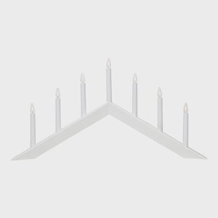 Star Trading Arrow kandelaar 36 cm Wit