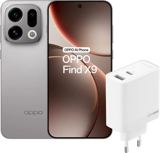 OPPO Find X9 512GB Grijs 5G + OPPO SuperVOOC Oplader 80W