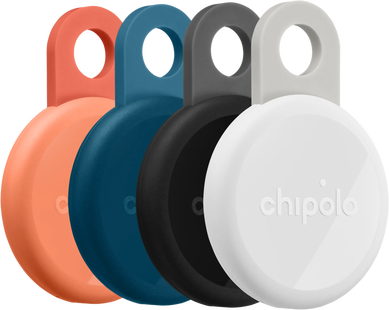 Chipolo LOOP 4-Pack Koraal, Blauw, Zwart, Wit
