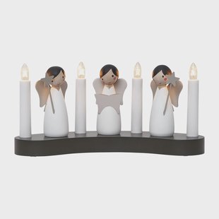 Star Trading Angel choir adventskandelaar Wit