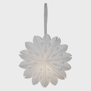 Star Trading Clipp adventsster Ø40 cm Wit